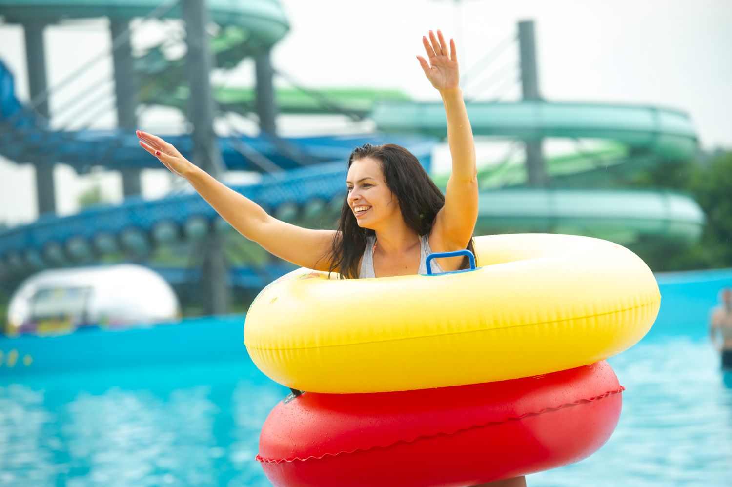Embark on a water park adventure.