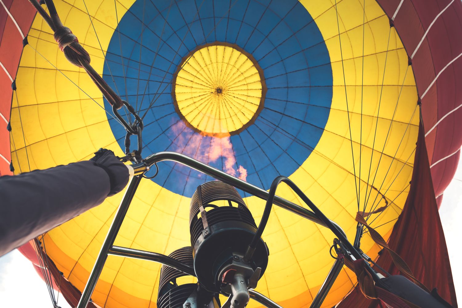 Hot air balloon ride