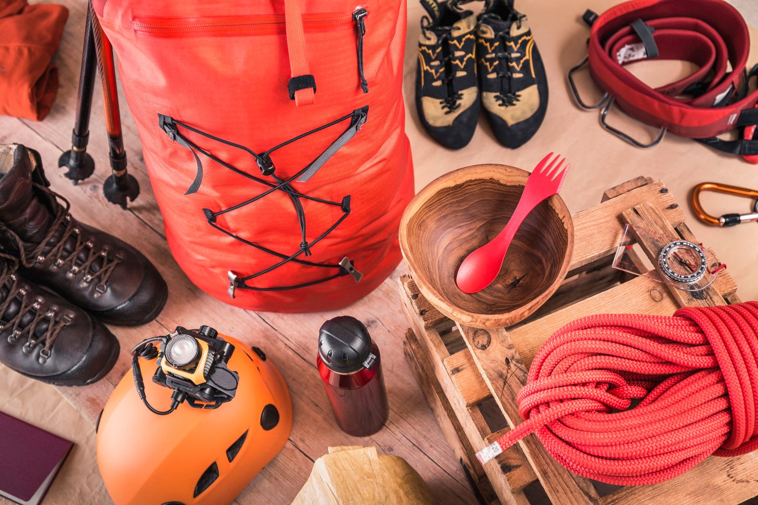 Preparing for adventure activities