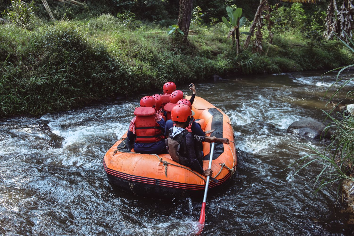 Rafting on the Khek River