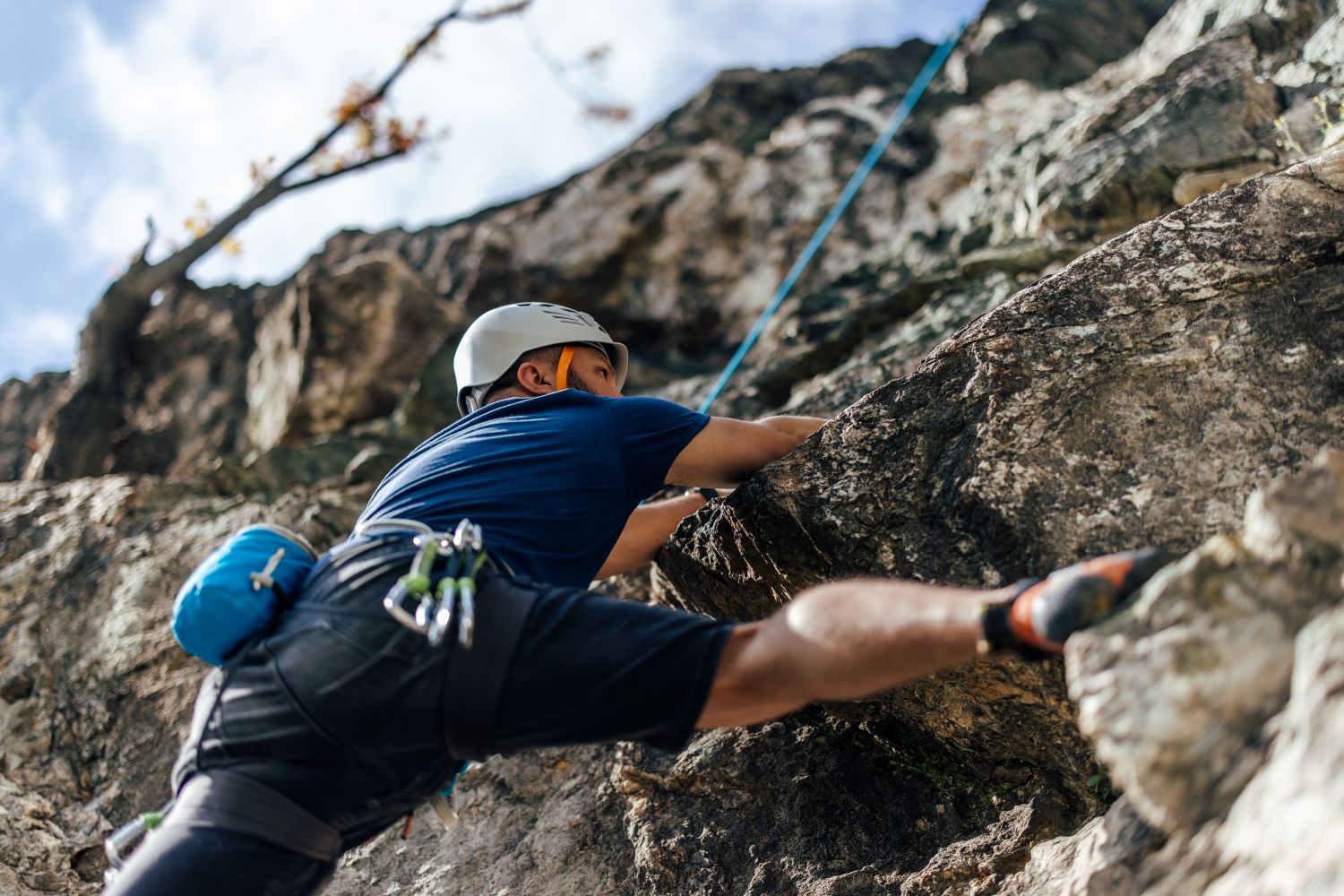 Rock climbing