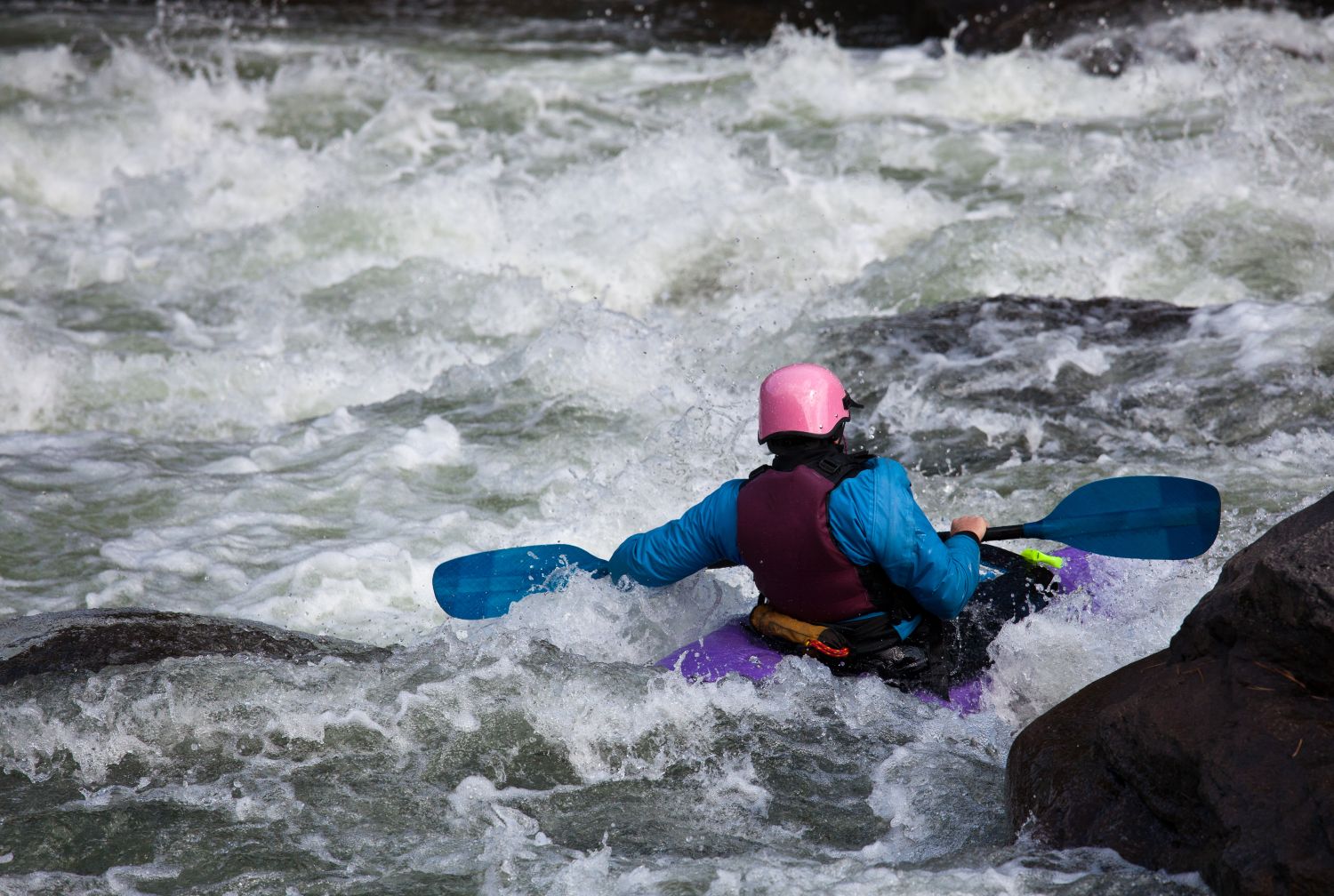 Whitewater rafting
