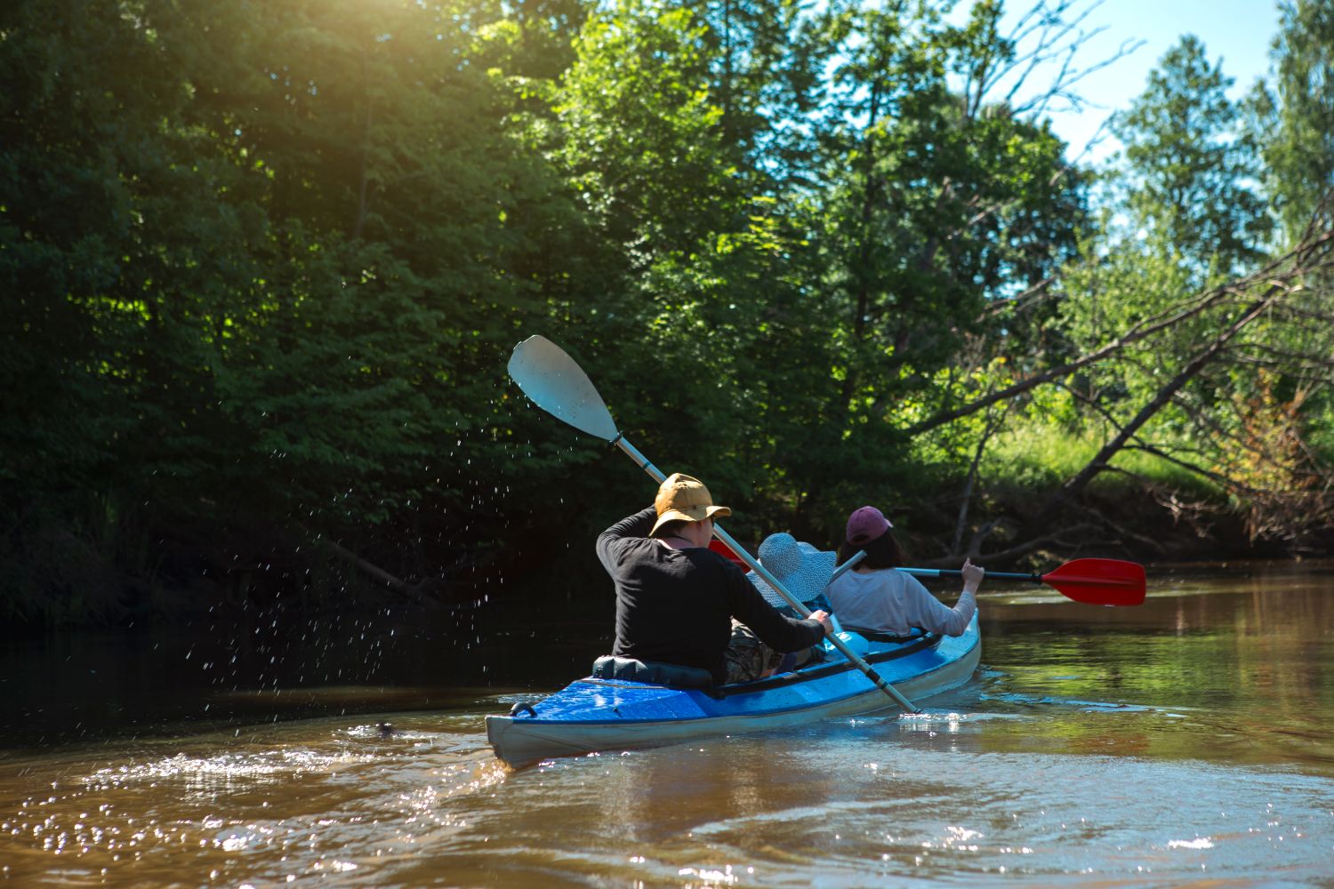 kayaking